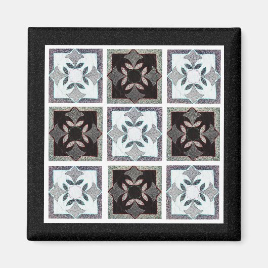 Digitales Quilt Magnet (Vorne)