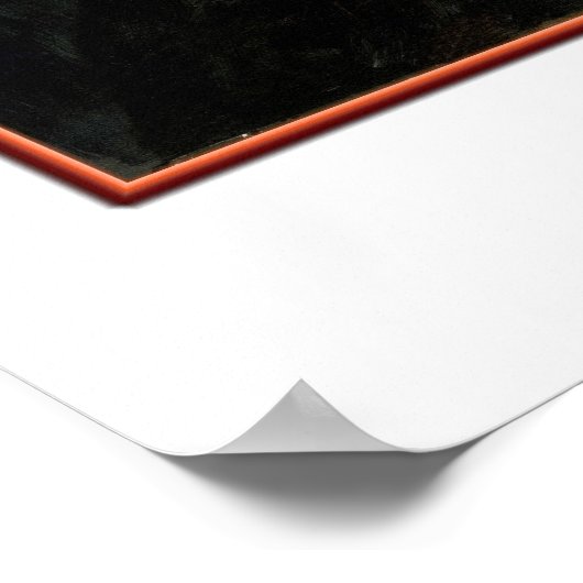 Digitales Red Fox Poster (Ecke)