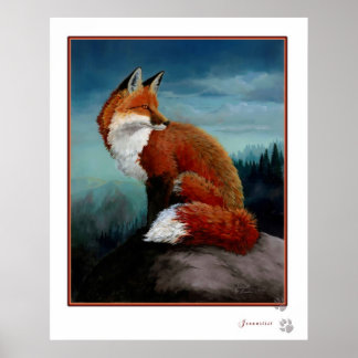 Digitales Red Fox Poster
