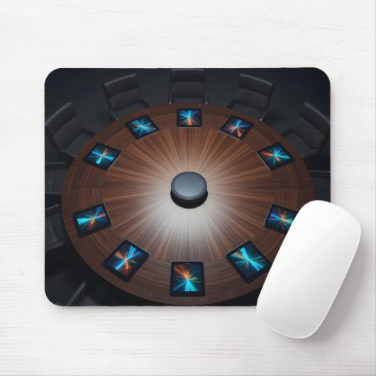 Digitales Rundtreffen Mousepad (Mit Mouse)