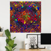 digitales Steppgerät Poster (Heimbüro)