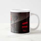 Digitales Träumen Jumbo-Tasse (Rechts)