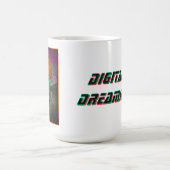 Digitales Träumen Kaffeetasse (Mittel)