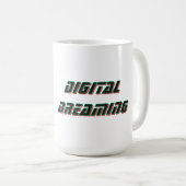 Digitales Träumen Kaffeetasse (VorderseiteRechts)