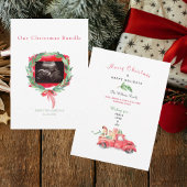 Digitales Ultrasound Weihnachtsbundle Feiertagskarte