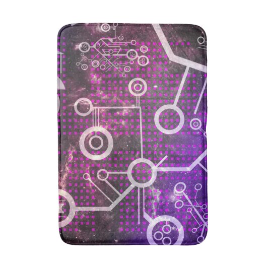 Digitales Universum Badematte (Vorderseite Vertikal)