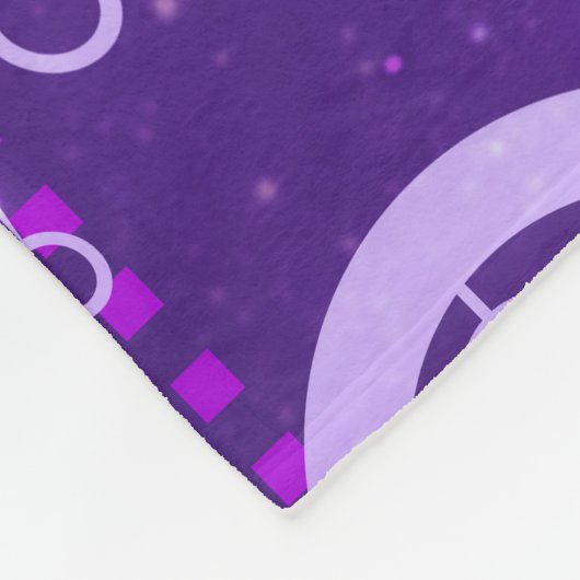 Digitales Universum Fleecedecke (Ecke)