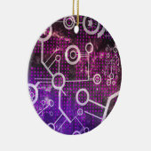 Digitales Universum Keramik Ornament (Rechts)