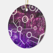 Digitales Universum Keramik Ornament (Links)