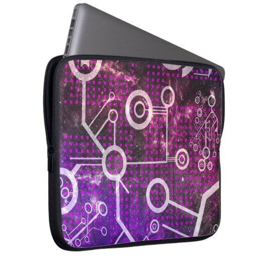 Digitales Universum Laptopschutzhülle (Vorne Rechts)