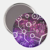 Digitales Universum Magnet (Vorderseite/Rückseite)