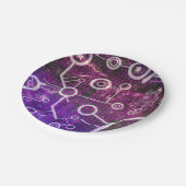 Digitales Universum Pappteller (Schrägansicht)