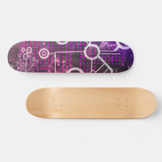 Digitales Universum Skateboard (Horizontal)