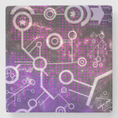 Digitales Universum Steinuntersetzer (Vorderseite)