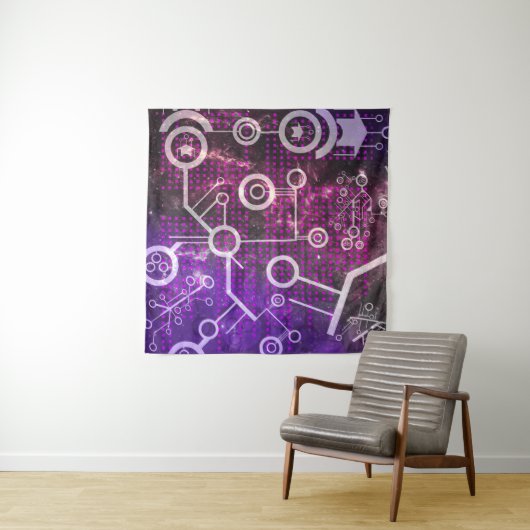 Digitales Universum Wandteppich (Beispiel)