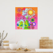 Digitales Vektorplakat Poster (Küche)