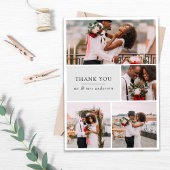 [Digitales verfügbar] Foto Hochzeit Danke Karten