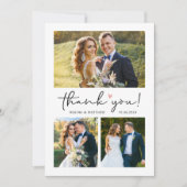 [Digitales verfügbar] Hochzeitskarte Foto Danke Ka Einladung (Vorderseite)