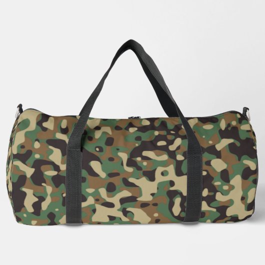 Digitales Wald-Militärtarnmuster Duffle Bag (Vorderseite)