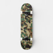 Digitales Wald-Militärtarnmuster Skateboard (Vorderseite)