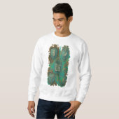 Digitales Wappen - Vintage Tech Royalty Sweatshirt (Vorne ganz)