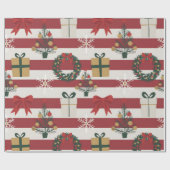 Digitales Weihnachtsbild - AD001 Geschenkpapier (Flach)