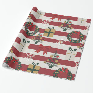 Digitales Weihnachtsbild - AD001 Geschenkpapier