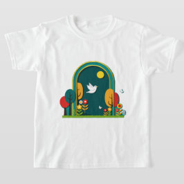 Digitales Werk im Stil der Découpage T-Shirt