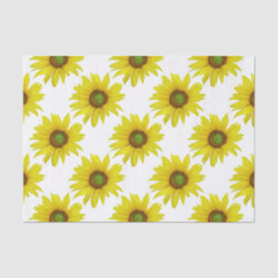 Digitalfarbmuster für Sonnenblumen Seidenpapier