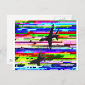 DIGITALGERÄUSCH POSTKARTE (Vorne/Hinten)