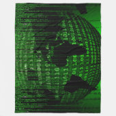 DIGITALGLOBE FLEECEDECKE (Vorderseite)