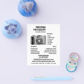 Digitalkamera Icon Fotograf, Miete für Fotografie Flyer (Einzeln)