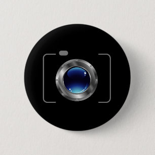 Digitalkamera mit einer glatten blauen Öffnung Button