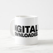 DigitallyDownloaded.net Kaffeetasse (Vorderseite Links)