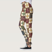 Digitalmuster - monochrome Stammeskunst Leggings (Links)