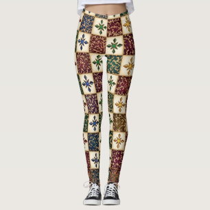 Digitalmuster - monochrome Stammeskunst Leggings