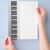 Digitalpiano-Tastatur Flyer (Hand)