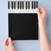 Digitalpiano-Tastatur Flyer (Hand)