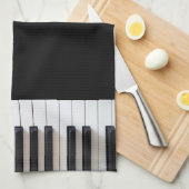 Digitalpiano-Tastatur Handtuch (Viertel Falte)