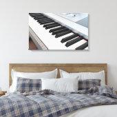 Digitalpiano-Tastatur Leinwanddruck (Insitu (Schlafzimmer))