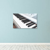 Digitalpiano-Tastatur Leinwanddruck (Insitu (Holzboden))