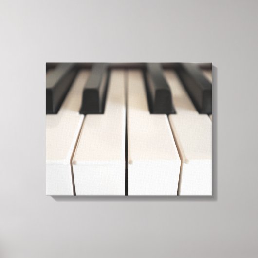Digitalpiano-Tastatur Leinwanddruck (Vorderseite)