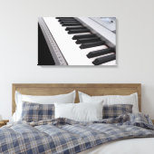 Digitalpiano-Tastatur Leinwanddruck (Insitu (Schlafzimmer))