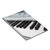Digitalpiano-Tastatur Notizblock (Rechte Seite)