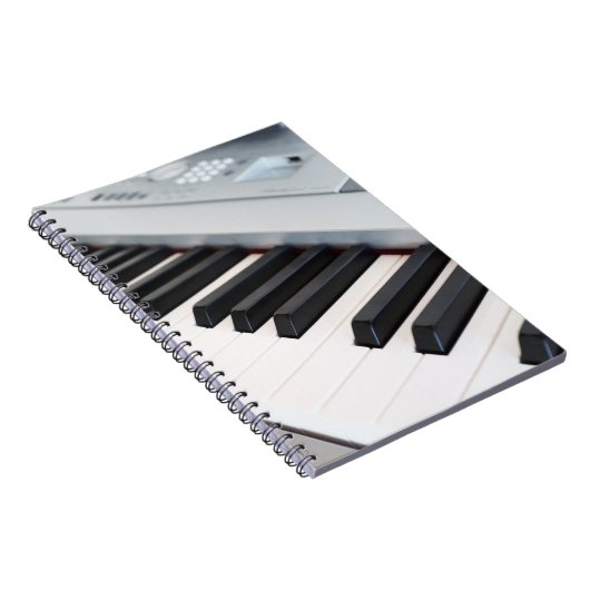 Digitalpiano-Tastatur Notizblock (Rechte Seite)