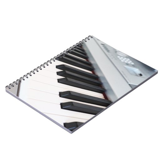 Digitalpiano-Tastatur Notizblock (Linke Seite)