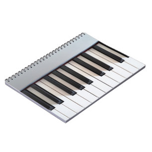 Digitalpiano-Tastatur Notizblock