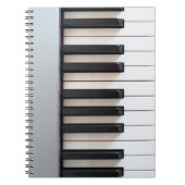 Digitalpiano-Tastatur Notizblock (Vorderseite)