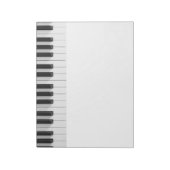 Digitalpiano-Tastatur Notizblock (Rotiert)