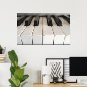 Digitalpiano-Tastatur Poster (Heimbüro)